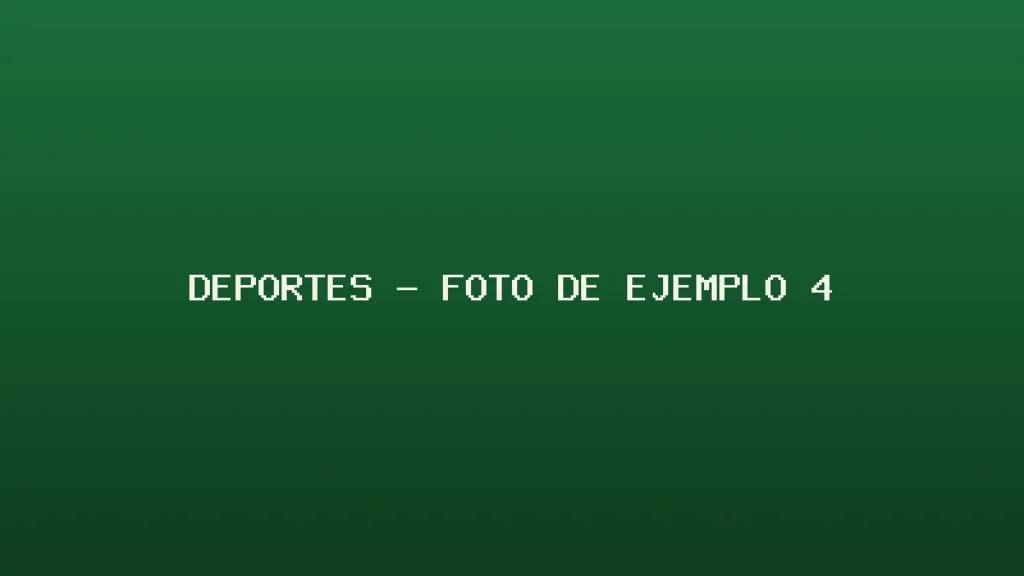 Foto de ejemplo de Deportes