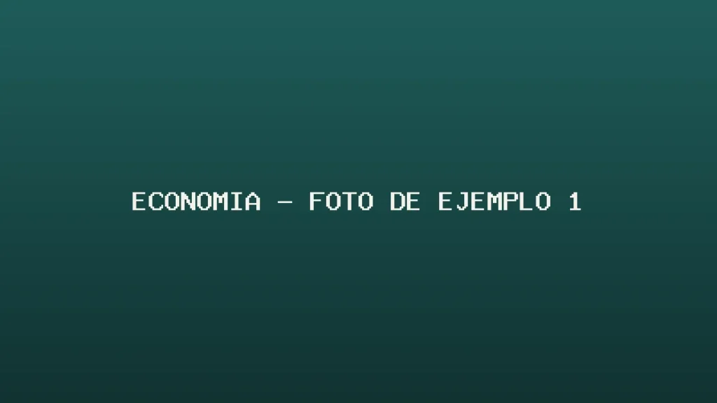 Foto de ejemplo de Economía