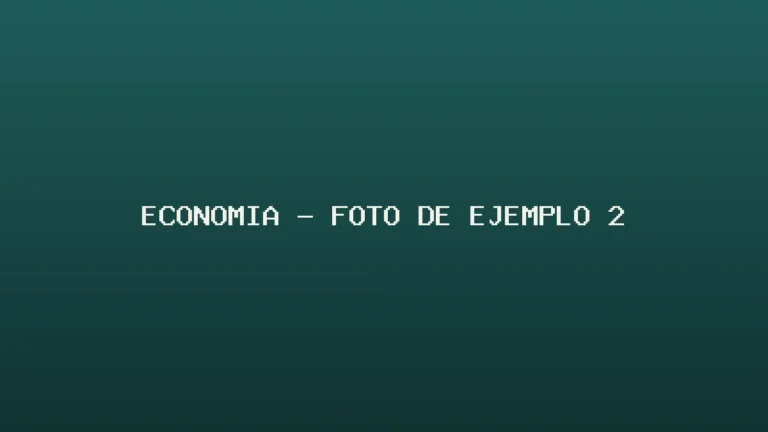 Foto de ejemplo de Economía