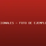Foto de ejemplo de Nacionales