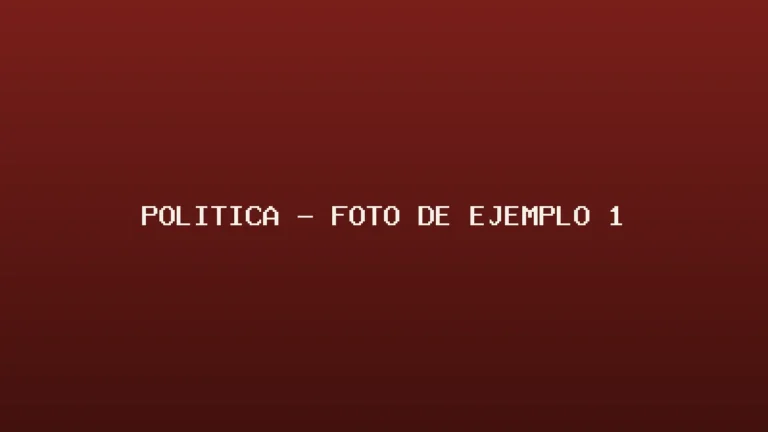 Foto de ejemplo de Política